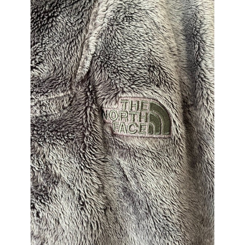 The North Face Sz L Purple Osito Hybrid Fleece Jacket Zip Pullover Pockets - Picture 8 of 13